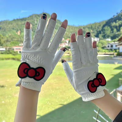 努力练球啦漂亮的高尔夫手套安排