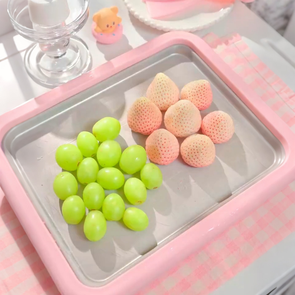 炒酸奶机家用小型304不锈钢免插电炒冰机儿童自制水果冰沙冰淇淋