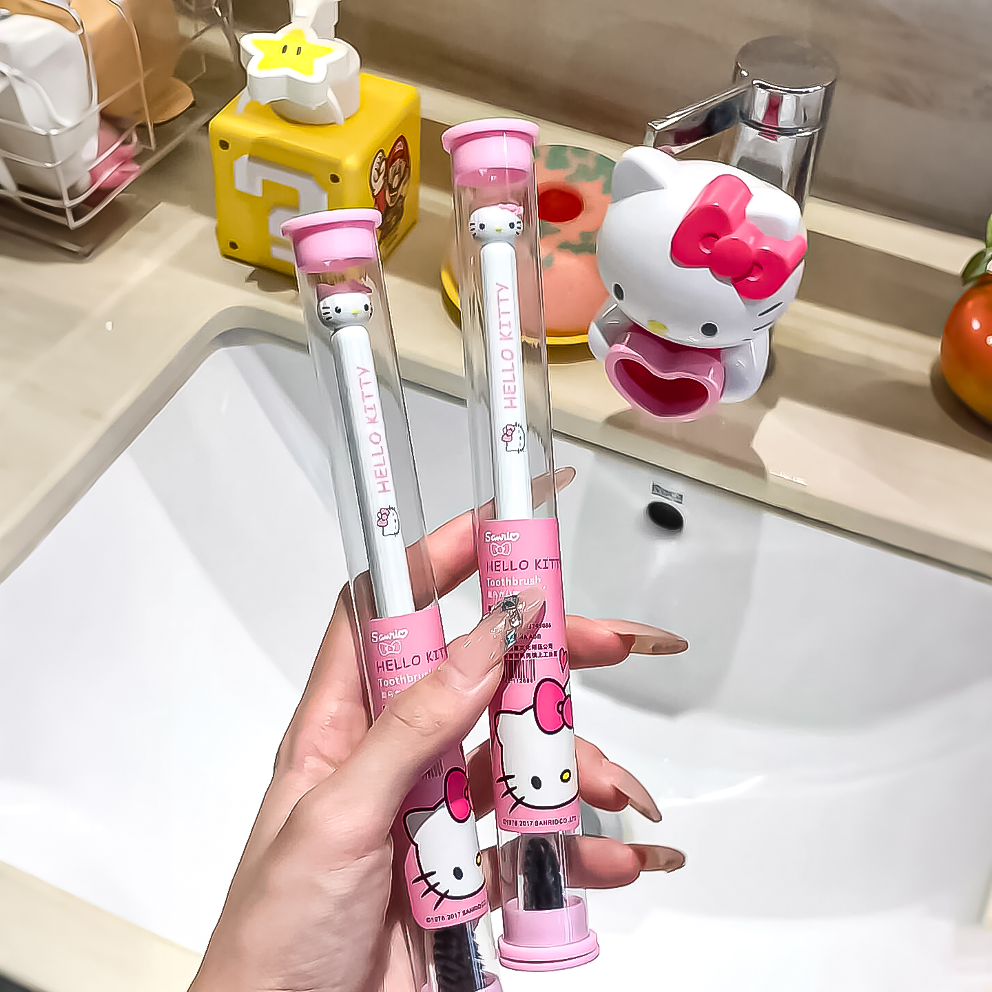 谁说只有甜妹才嫩用可爱的牙刷