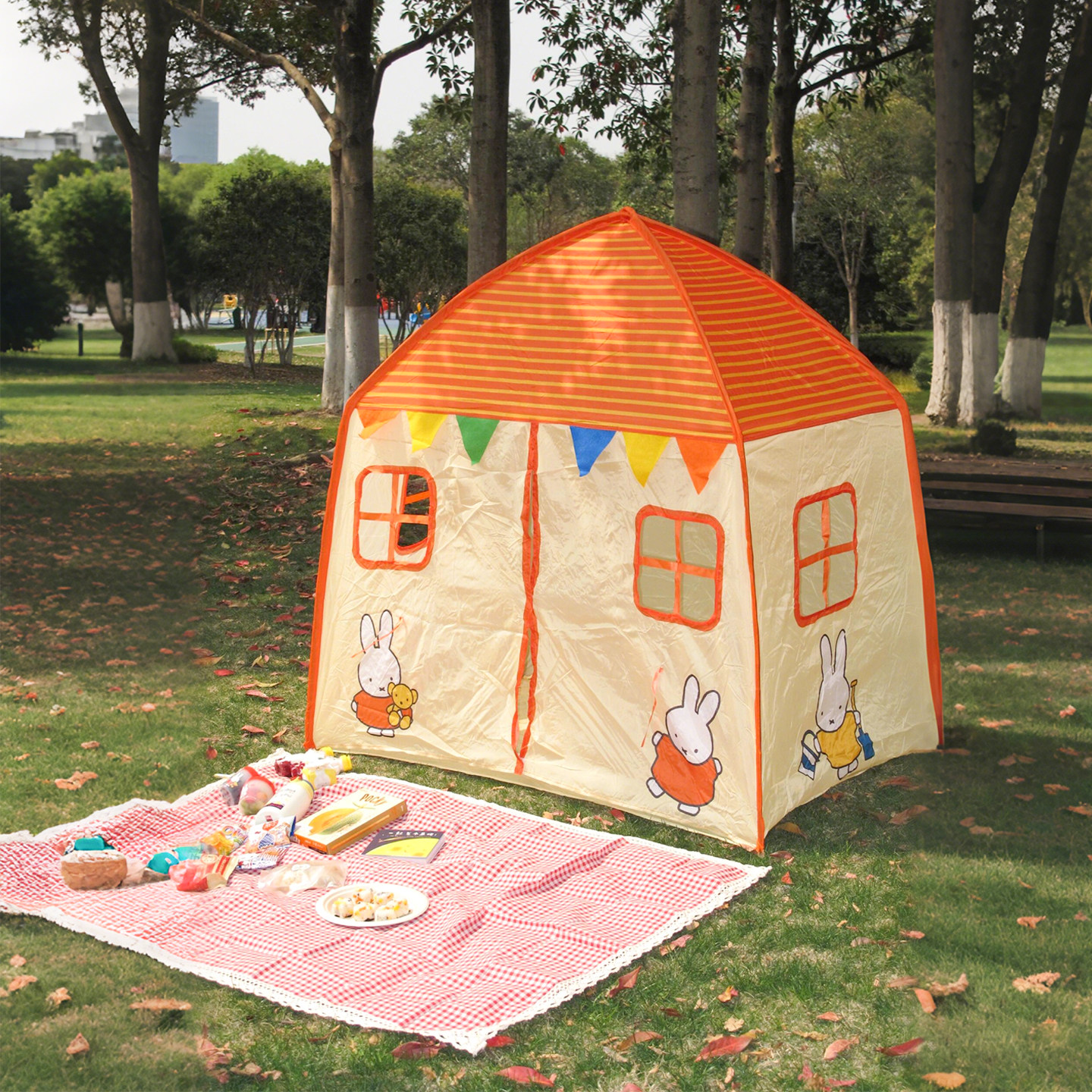 露营帐篷户外折叠便携式儿童野餐一键开合遮阳防晒沙滩野炊装备