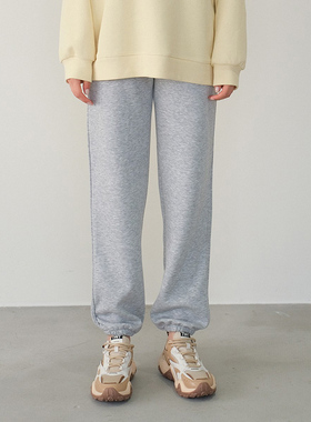 Chio2nd 私人定制德鲁纳灰色运动长裤女2021新款春秋爆款休闲裤子