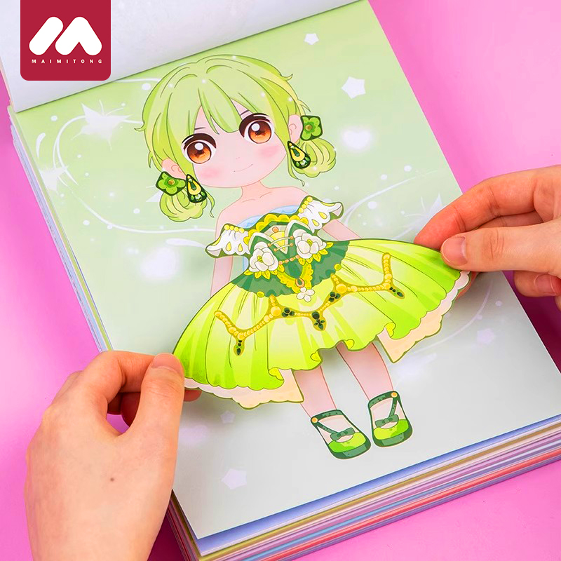 【全套10本装！公主换装贴纸书】