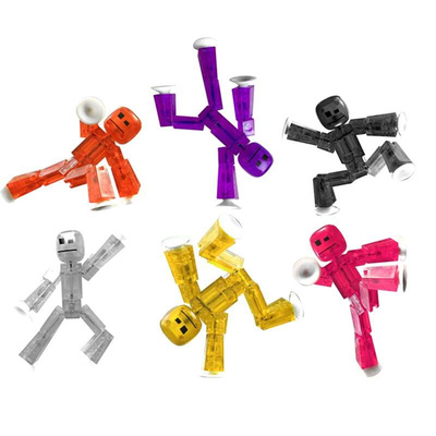 2-20 Pieces Random Color Stikbot Screen Animation Shed Doll