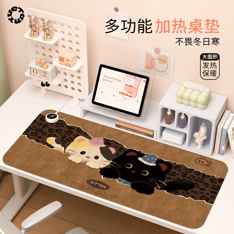 【棕色系猫咪】加热鼠标垫