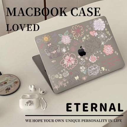 适用于macbook保护壳macbookair保护套macbookpro苹果笔记本电脑14寸13寸原创m2透明磨砂保护壳苹果电脑壳