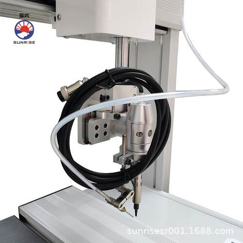 全动焊锡机机器人SR-HX113自动自送锡小型高频桌化面式机械手轴四