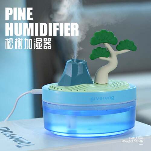 新款七GL602彩灯观加景湿器SB插电款容静音大量家用办公U补水仪喷