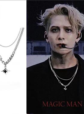 儿童项链男孩潮街头个性街舞走秀装饰品嘻哈女童不掉色毛衣链配饰