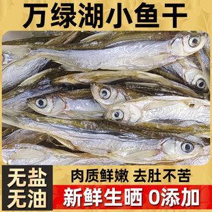 万绿湖生晒小鱼干淡水无盐无油小鱼干干货广东特产野生小白条河鱼