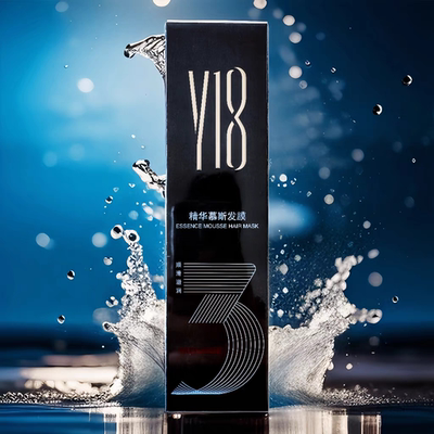 Y18精品发膜精华慕斯泡沫发膜免洗定型补水蓬松柔顺180ml便携新款
