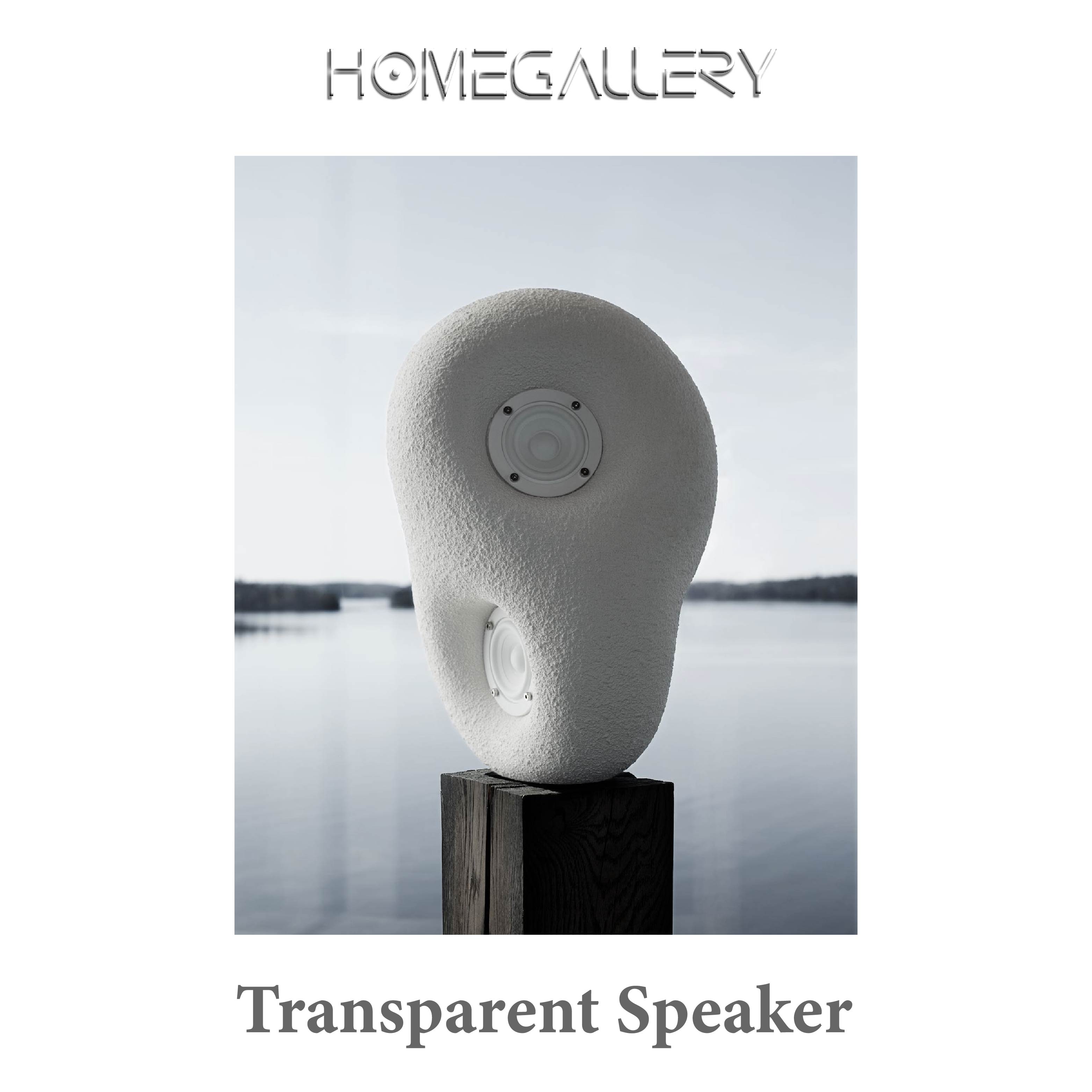 瑞典进口TRANSPARENT SPEAKER 艺术限量雕塑无限蓝牙音响客厅