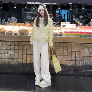 2025冬季新款羽绒棉服女短款高级感显瘦初冬轻薄外套小个子洋气潮