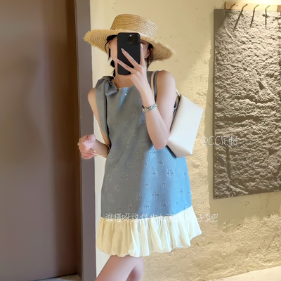 小个子无袖背心连衣裙