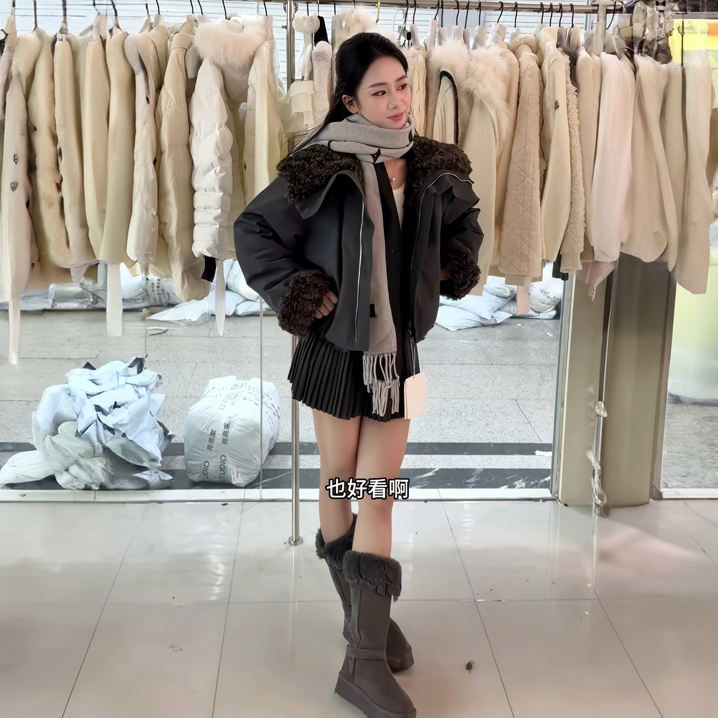 棉服棉衣女短款加厚派克服外套