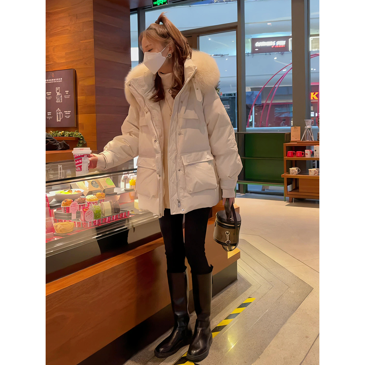 羽绒棉服女2025年冬季新款