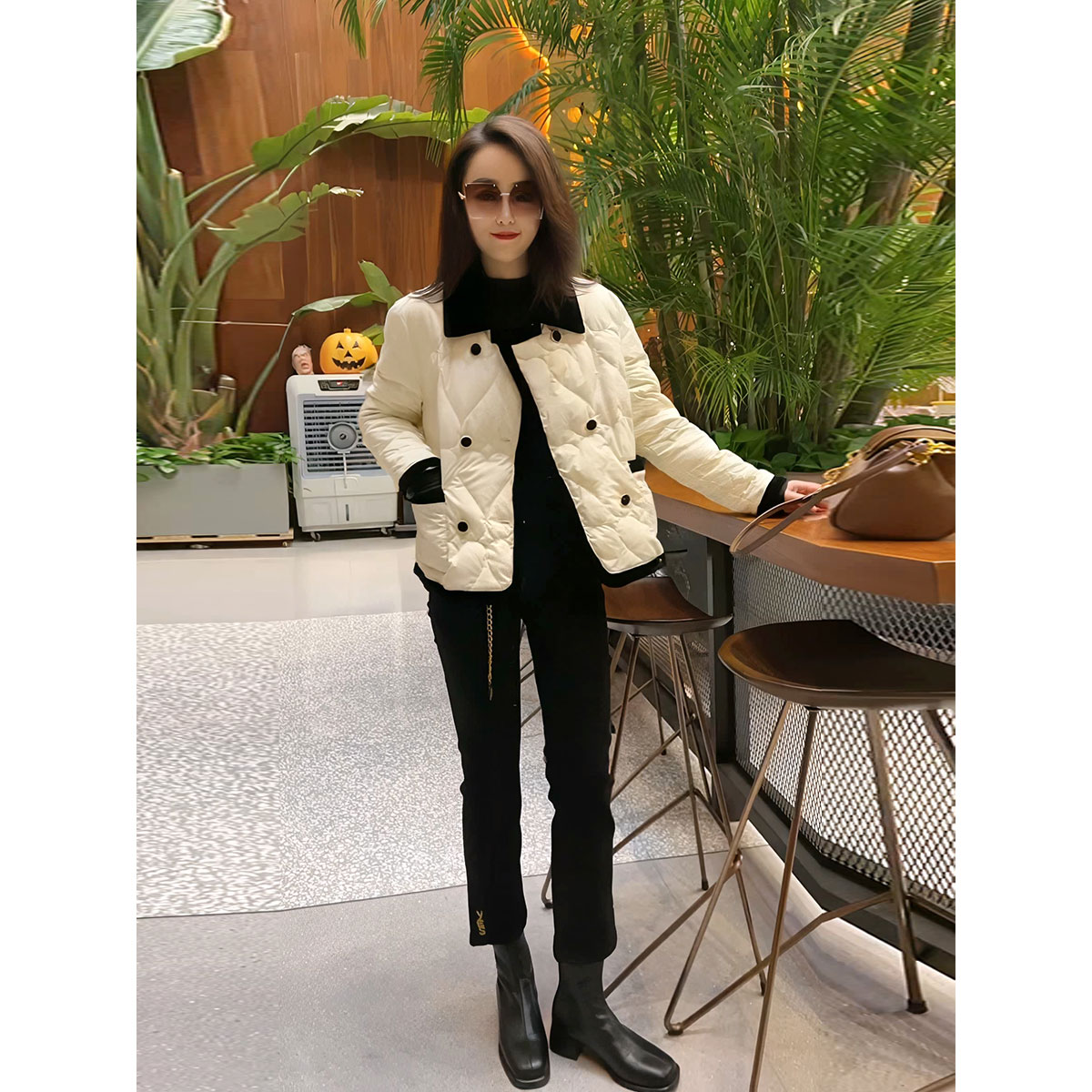 时尚韩版2025冬装新款羽绒棉服