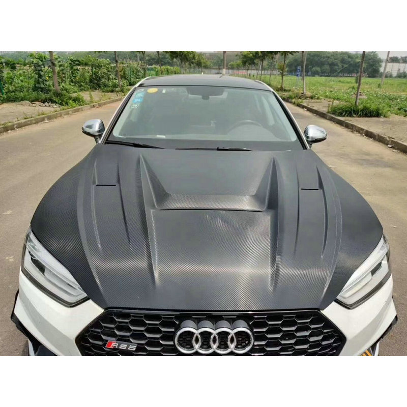 适用于名爵新MG6碳纤维开孔机盖/18款MG6改装OEM款改装开孔引擎盖