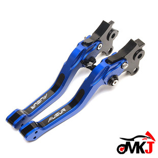 适用雅马哈三叉戟 AUGUR155 改装刹车拉杆 augur手把牛角刹车杆