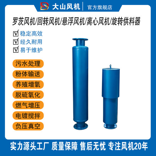 三叶罗茨鼓风机RD旋转供料器离心空悬浮节能高效气泵HCHZ回转风机