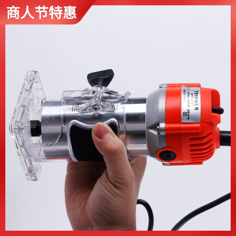 修边机木工工具倒装电木铣雕刻开孔锣机工业级多功能铝塑板开槽机