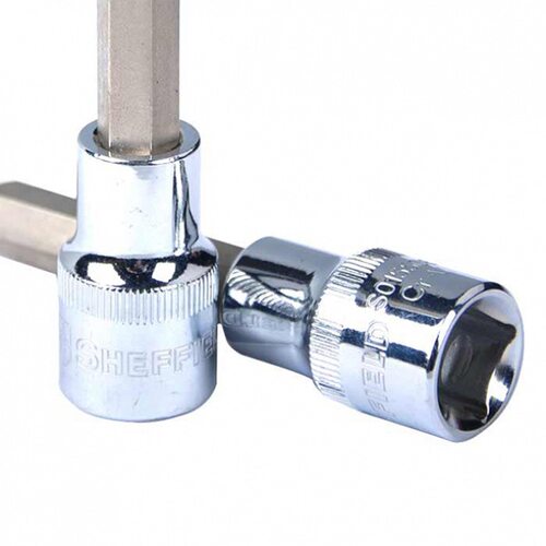 钢盾12.5mm系列公制6角长旋具套筒六角5mm-14mm