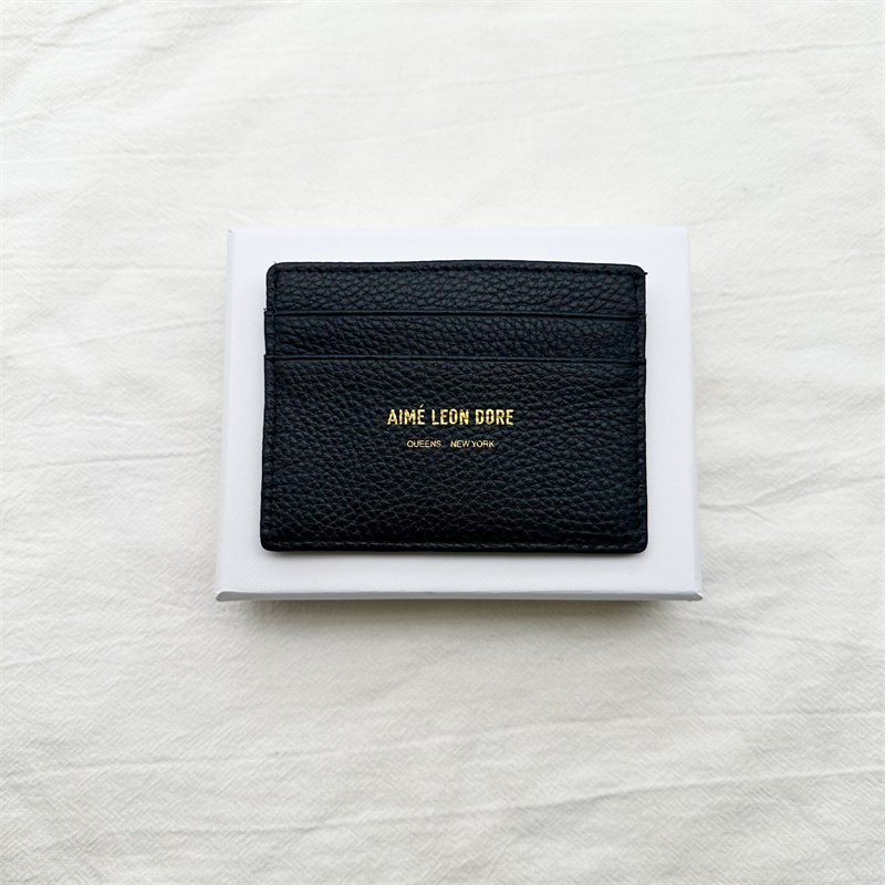 thumbnail for ALD Letter Leather Cardholder Wallet