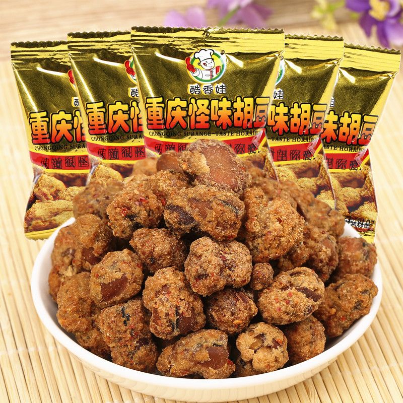 酷香娃怪味胡豆500g散装麻辣蚕豆兰花豆怪味休闲零食小吃重庆特产