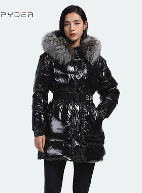 SPYDER蜘蛛秋冬新品女士加厚中长款羽绒服21CF228W