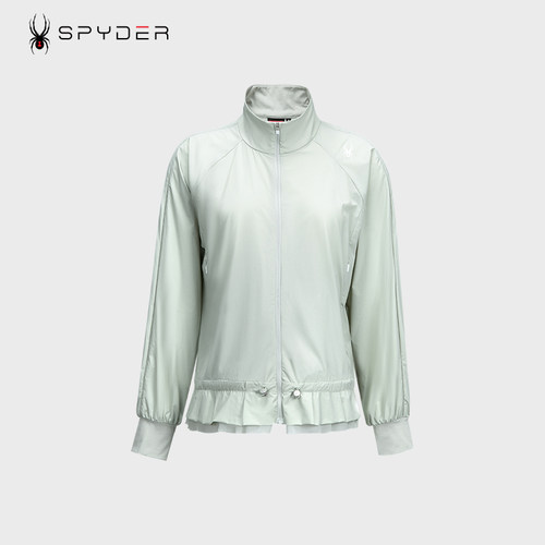 SPYDER蜘蛛女薄款休闲宽松透气皮肤衣运动时尚外套女24CS114W