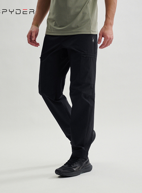 SPYDER蜘蛛户外休闲舒适透气男士吸湿排汗运动直筒裤25ES531M