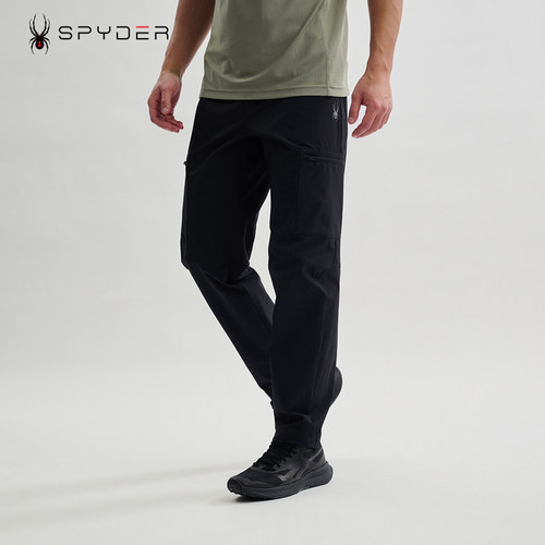 SPYDER蜘蛛户外休闲舒适透气男士吸湿排汗运动直筒裤25ES531M