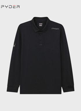 SPYDER蜘蛛男士长袖T恤户外运动休闲透气POLO衫上衣25CS407M