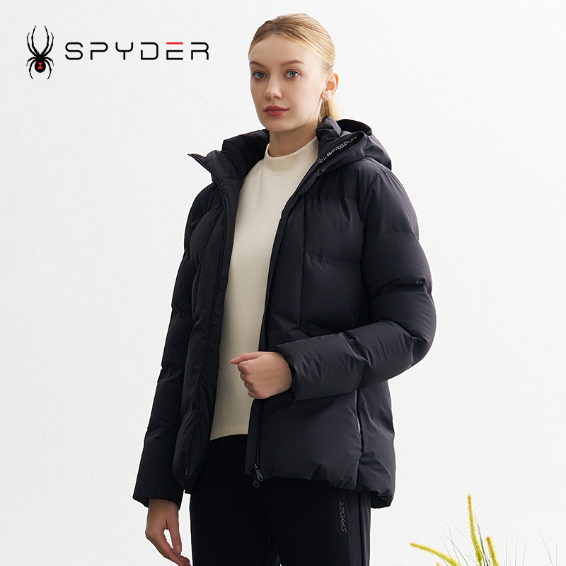 SPYDER蜘蛛女士加厚鹅绒羽绒服