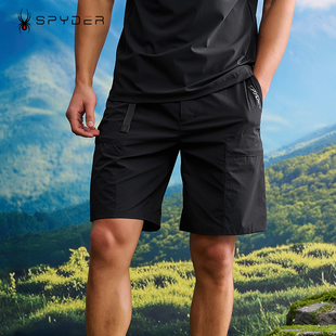 SPYDER蜘蛛春夏新品 25CS555M 男士 户外透气舒适休闲运动短裤