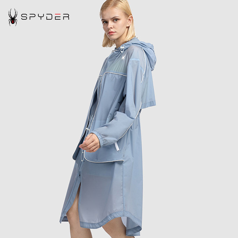Spyder蜘蛛长款运动风衣外套