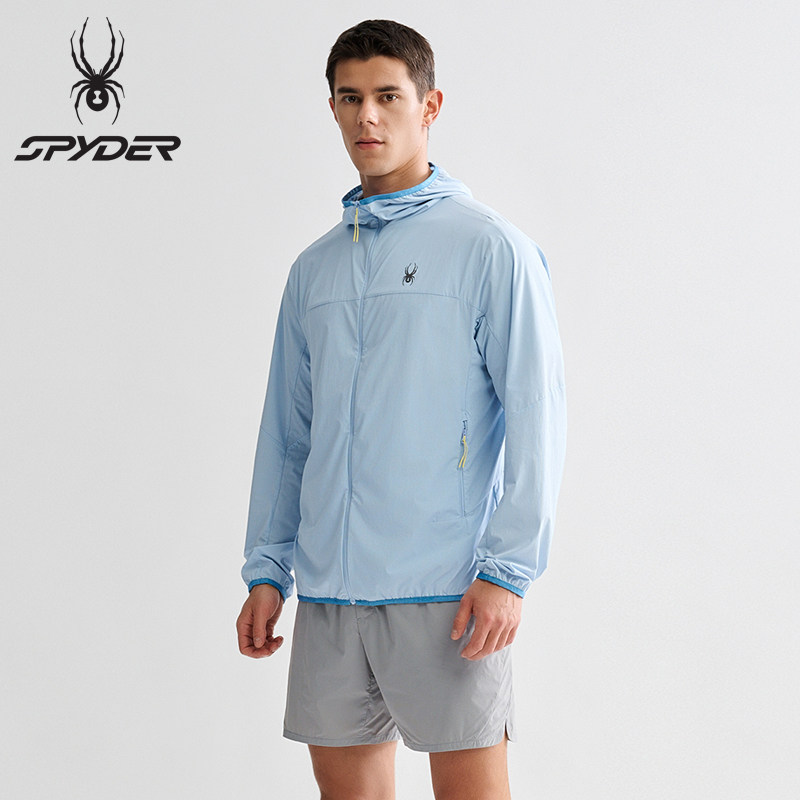SPYDER蜘蛛夹克男款透气上衣防晒外套户外休闲衣外套25CS115M