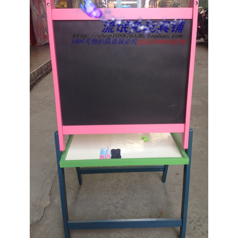 幼儿园黑板4-5-6岁儿童玩具木制幼儿园宝宝黑板早教学习