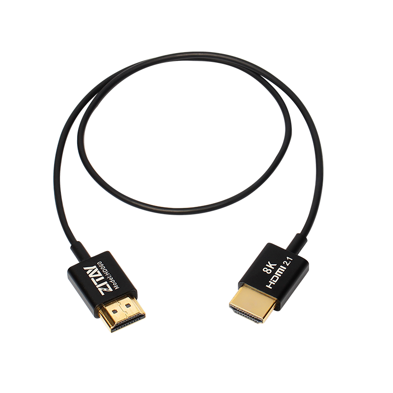 希铁HDMI 2.1版极细柔软传输线8K60帧4K120HZ高清FX3相机Z8监视器