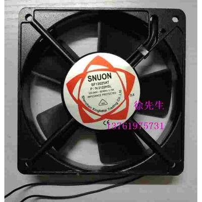 轴流风机 SUNON SF12025AT AC220V 120X25MM 含油散热风扇