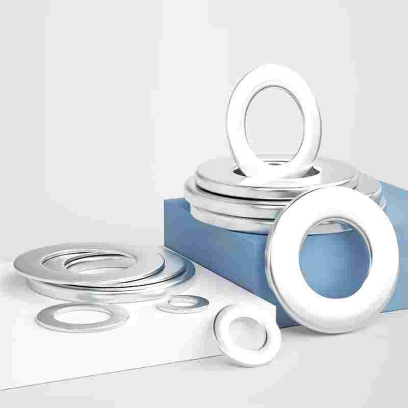 镀锌平垫金属垫片加大加厚螺丝垫片圆形垫圈M3M4M5M6M8M10M22