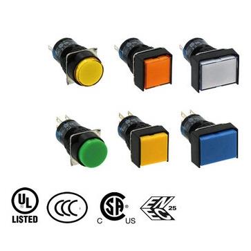 IDEC和泉AB6-M A2 AB6H AB6M AB6Q-M2GC m2RC A2YC W 6脚按钮开关