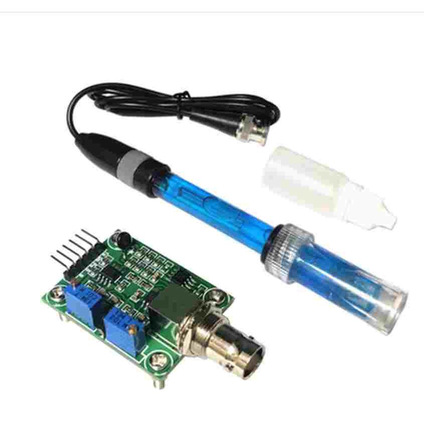 pH不可充式电极探头 PH值测试 采集酸碱度传感器 监测模块ph0-14