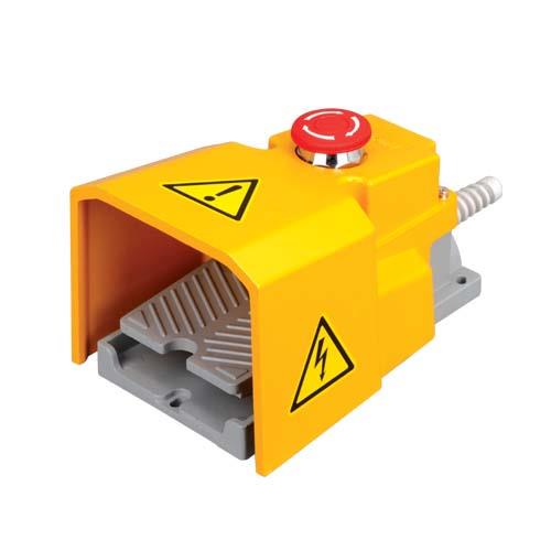 韩国凯昆脚踏开关  脚踩带急停  剪板机  HRF-HD3NX-ES 铝合金