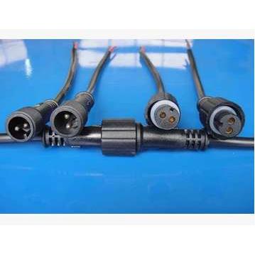 2 3 4芯公母对接插头 LED灯具汽车地暖连接器 防水电源线信号线