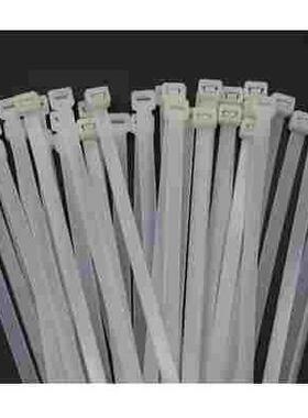 国标扎带尼龙扎带8x450mm自锁式白色塑料捆扎绑带固定束线带包袋