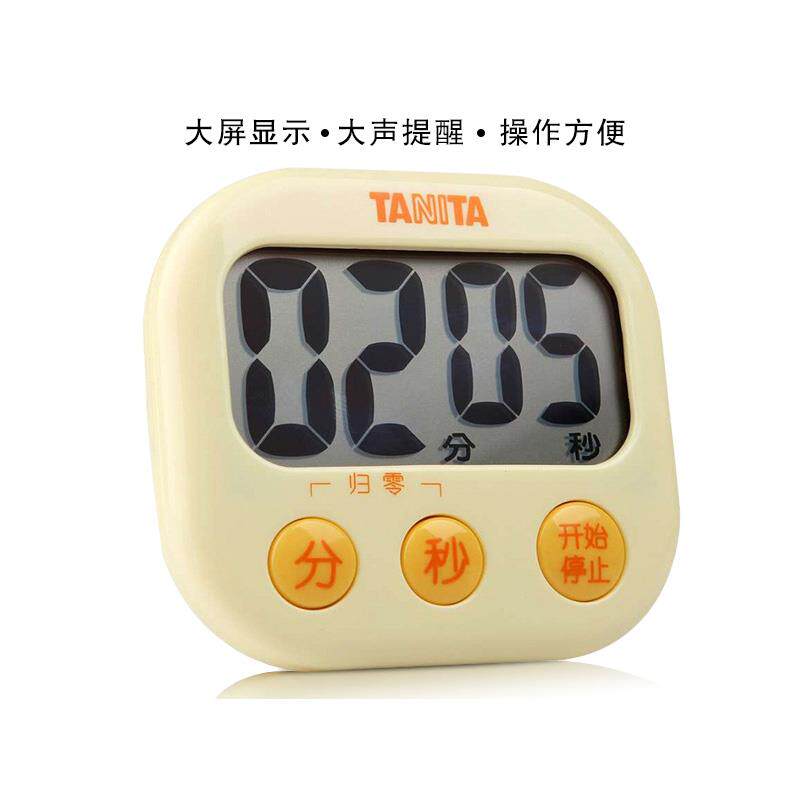 日本进口单通道大屏定时器 TD384-WH 秒表 大屏计时器 带累计重复