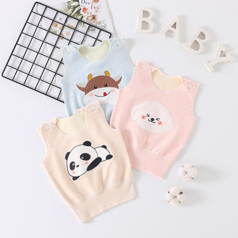 婴儿护肚背心加绒双层保暖秋冬季外穿内搭打底男女儿童宝宝小马甲,童装/婴儿装/亲子装,背心吊带,淘宝优惠券,粉丝福利购,淘宝优惠卷