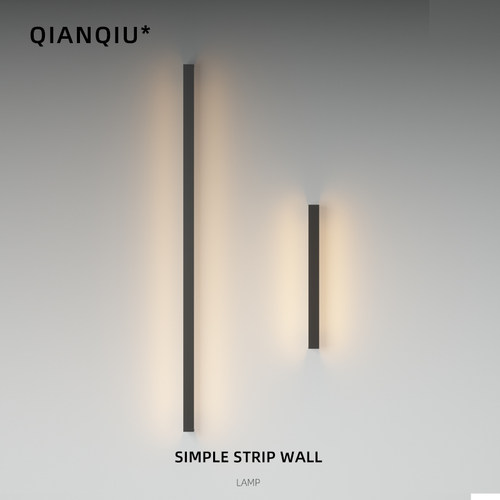 户外壁灯防水极简长条庭院