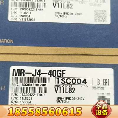 伺服驱动器MR-J4-40GF，型号1SC004，原