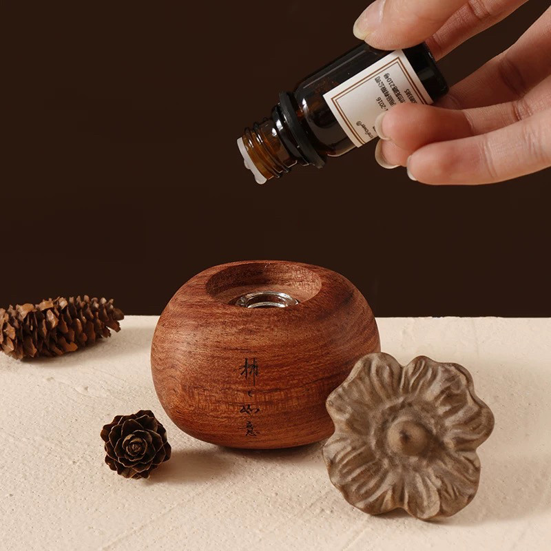 花梨木柿柿如意扩香器香薰精油木质拓香器卧室摆件车载扩香木,家居饰品,香薰摆件,淘宝优惠券,粉丝福利购,淘宝优惠卷